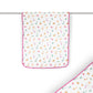 Premium Muslin Baby Towel – Baby Animals Print with pink border