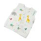 Premium Muslin Baby Jabla – Yellow Giraffe Print