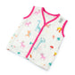 Premium Muslin Baby Jabla – Baby Animal Print with Border